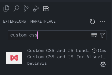 a screen of&nbsp;Custom CSS and JS Loader extension from extension marketplace